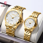 CHENXI Men and women watch Diamond Gold Business Watch Couple's Watch fashion casual quartz watch CX-050A