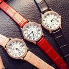 Guou fashion women's watch Tiktok same watch retro Roman scale quartz calendar women's Casual Watch