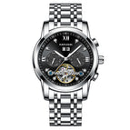 KIMSDUN men's watch diamond tourbillon hollow automatic mechanical watch men's watch waterproof men casual watch K-1895A