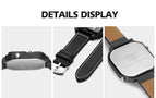 Oulm Men's Quartz Watch Fashion Watch Compass Large Dial Dual Time Zone Belt Square Watch HP1169