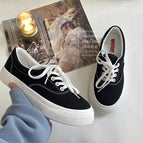 Thick-soled canvas shoes women's heightened student casual shoes 2021 new Korean ins big-toed shoes MIS-503