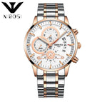 NIBOSI Men Watches Luxury Top Brand Men gold Watch Relogio Masculino Military Army Analog Quartz Wristwatch 2309