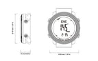 NORTH EDGE Apache3 jam tangan lelaki Men Sport Outdoor Watch Waterproof 50M Military Army Watch Running Swimming Altimeter Barometer Compass WATCH
