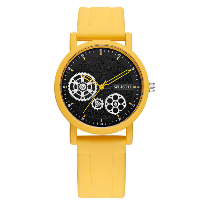 Men's Watch Fashion Temperament Women's Watch Silicone Band Quartz Watch Women's Watch Student Watch S535