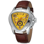 Jaragar men watch Men's Fashion Casual Heart-Shaped Triangle Automatic Mechanical men Watch SLZa46