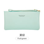 Touch screen mobile phone bag wallet women's long large-capacity thin 2022 new simple change clutch bag QB312