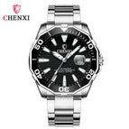 CHENXI Fashion Hipster Watch Stainless Steel Business Quartz Watch 8205 Creative Watch Men