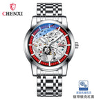 Chenxi high-end new solid automatic hollow mechanical watch men's men's waterproof luminous watch
