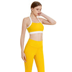 Yoga Suit Women's Spring and Summer Sports Underwear Professional Vest Fashion Bra Gym Running Pants TZ23-825