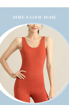 Dancing Dress 2023 Tight Breathable Yoga Clothes Women's Quick-Drying Sports Fitness Clothes Jumpsuit ENY250