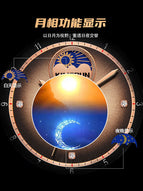 KIMSDUN high-end watch sun pattern moon phase quartz watch waterproof watch men's K-1215B