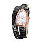 MISSFOX Watch for women exquisite retro ladies snake design design high-quality fashion lady quartz watch 2749