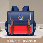 New primary school students horizontal schoolbag boys and girls refrigerator-style open door girls schoolbag large-capacity children's bag 5611