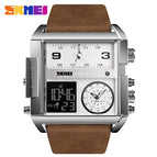 SKMEI 1391 Luxury Quartz Digital Sports Watches Fashion Analog Watch Clock Men casual Waterproof Big Dial watch