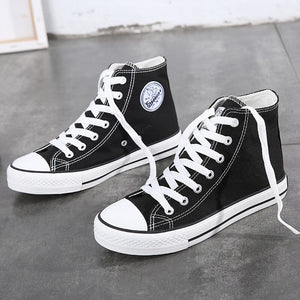 Warrior high canvas shoes women casual flat-bottomed lovers white classic board shoes WXY-473T