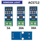 5A 20A 30A Hall Current Sensor Module ACS712 module for Arduino ACS712TELC- 5A/20A/30A