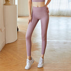Yoga pants women tight hip fitness pants elastic tight sports leggings running clothes fast dry outer leggings 925