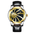 KIMSDUN New fashion trend starry dial hollow automatic watch men's mechanical watch waterproof men's casual watch