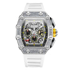 ONOLA ON6826D Watch for men Full Diamond Fashion New Multi-Functional Mechanical Watch Men's Tape Live Watch