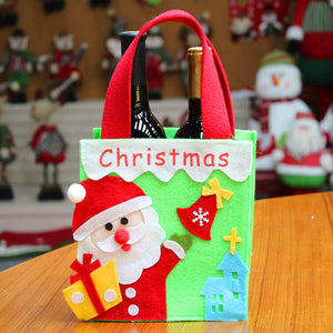 Christmas gift bag Christmas apple bag Christmas decoration candy basket bag Christmas gift bag 18427