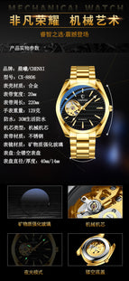 Chenxi New business men's watch hollow fashion automatic mechanical watch business waterproof casual men watch CX-8806
