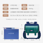 2023 New Horizontal Schoolbag for Primary School Students British Style Burden-Reducing Large Capacity Children's Backpack