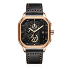 Men's Quartz Watch Square High-end Watch Men's Luminous Waterproof Men's Quartz Watch A8236G