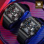 OLEVS Men's watch douyin live fashion waterproof quartz men's causal Watch 3602