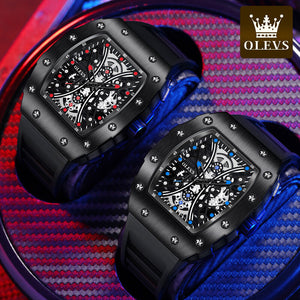 OLEVS Men's watch douyin live fashion waterproof quartz men's causal Watch 3602