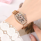 BURR full diamond luxury barrel-shaped starry watch women's watch BURR-03