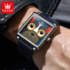 OLEVS Watch Fashion Trend Quartz Watch Square Watch Men's Watch 5510
