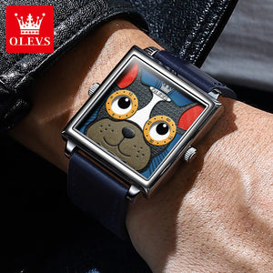 OLEVS Watch Fashion Trend Quartz Watch Square Watch Men's Watch 5510