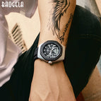 BAOGELA Skull Men's watch luminous sports waterproof men's student's quartz watch 1901