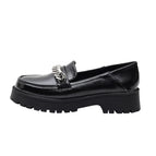 Women leather shoes  2022 new British style high-heeled office lady shoes round toe thick heel Mary Jane single street shoes women 668-2