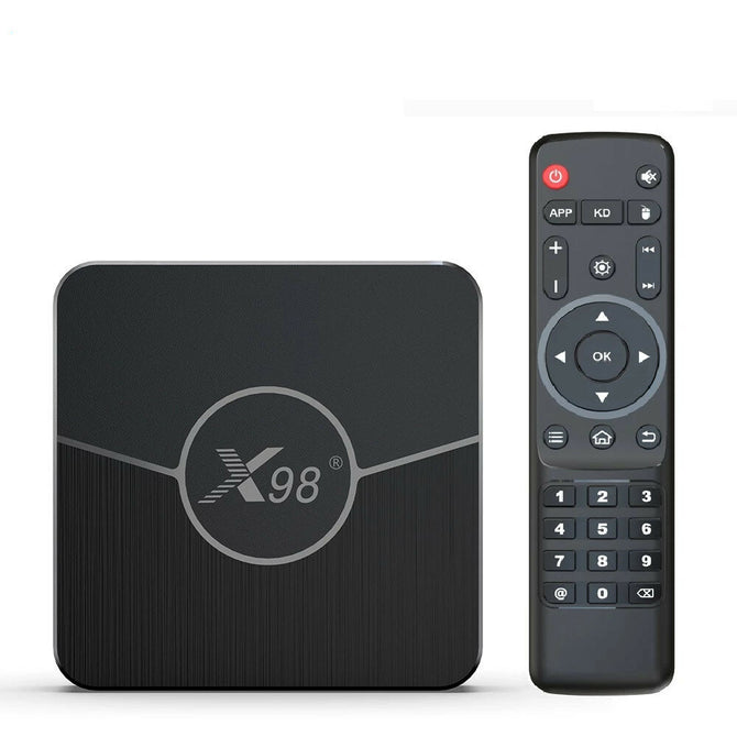 X98 Plus Amlogic S905W2 TV Box Android 11 Quad Core Support H.265 AV1 Wifi BT5.0 Youtube Media Player X98mini 4GB 32GB