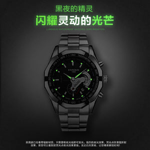 KIMSDUN watch men's simple casual waterproof quartz watch steel belt sports men's watch K-2004B