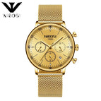 Mens Watches NIBOSI Top Brand Luxury Waterproof Ultra Thin Date Clock Male Steel Strap Casual Quartz Watch Men Sports Wristwatc 2331
