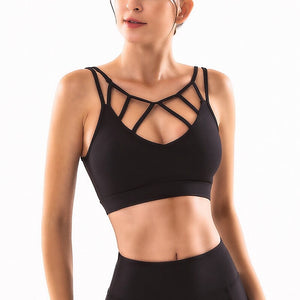 Women Sports Bra Quick Drying Breathable yoga Vest running sports Top Y26b6862