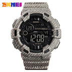 SKMEI Fashion Sport Watch Men Alarm Clock Cowboy Waterproof Week Display Men Watches Denim Digital Watch 1472