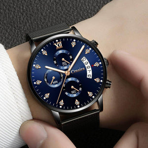 Crnaira Diamond C029 Casual fashion quartz waterproof men's watch
