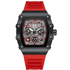 KIMSDUN Miller Quartz Watch Sports Fashion Tonneau Watch Men's business calendar watch K-2103B