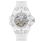 ONOLA ON3835 2023 New men watch Double Flying Wheel Automatic Mechanical Watch Men's Silicone Band Waterproof men Watch