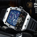 Men's watch Quartz Watch Barrel-Shaped Casual Waterproof Calendar Men's Watch in Stock 9791F