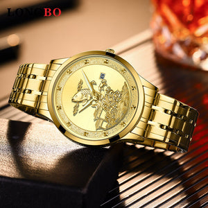 Longbo Watch New Men's Watch Business Classic Quartz Watch Luminous Calendar Men's Watch 80831