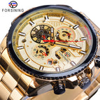 Forsining New Hot Selling Waterproof Multifunctional Mechanical Watch Men's Fashion Automatic Mechanical men Watch SLZe168