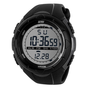 SKMEI 1025 Fashion Simple Sport watch Men Military Watches Alarm Clock Shock Resistant Waterproof Digital Watch