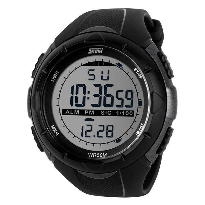 SKMEI 1025 Fashion Simple Sport watch Men Military Watches Alarm Clock Shock Resistant Waterproof Digital Watch