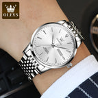 OLEVS watch for men automatic mechanical watch fashion simple waterproof men's watch quartz watch men 6635NL