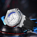 KIMSDUN men's watch Three-pin fully automatic mechanical watch fashion luminous waterproof men's casual watch K-1221A (ready stock)