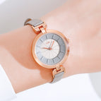 GEDI new fashion waterproof women's watch fashion retro large dial thin strap leisure women watch 14021